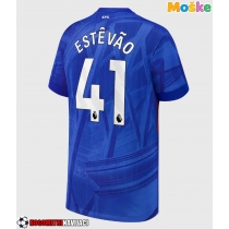 Moške Nogometnih dresov Chelsea Estevao Willian #41 Domači 2025-26 Kratki rokavi